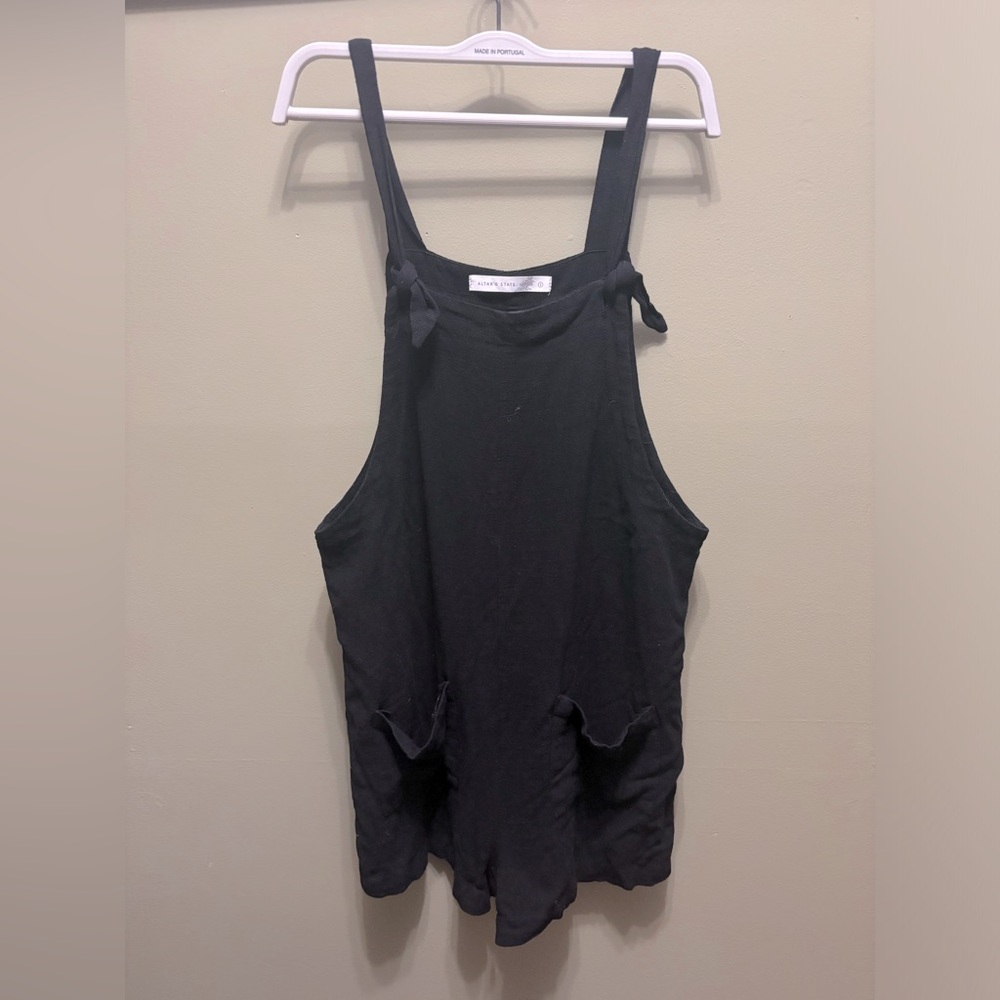 Altar’d state black romper, size small